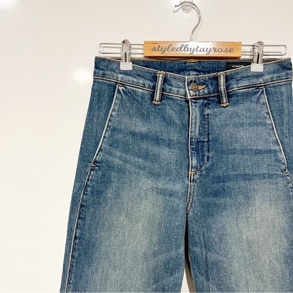 Vince Twisted Seam Relaxed Straight Leg Jeans - Picture 5 of 14